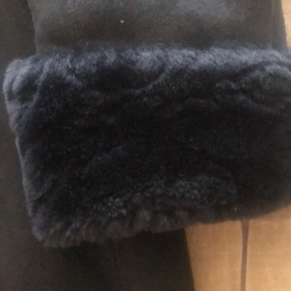 Blue Duck Black Shearling Coat - Picture 8 of 12